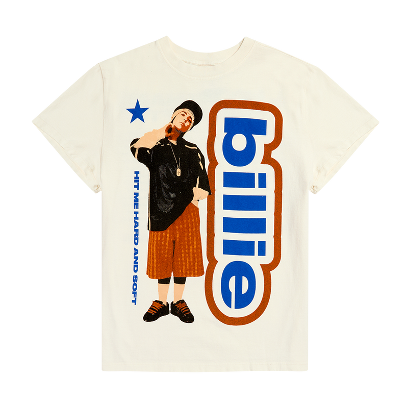 Lean HIT ME HARD AND SOFT: THE TOUR 2025 White T-Shirt