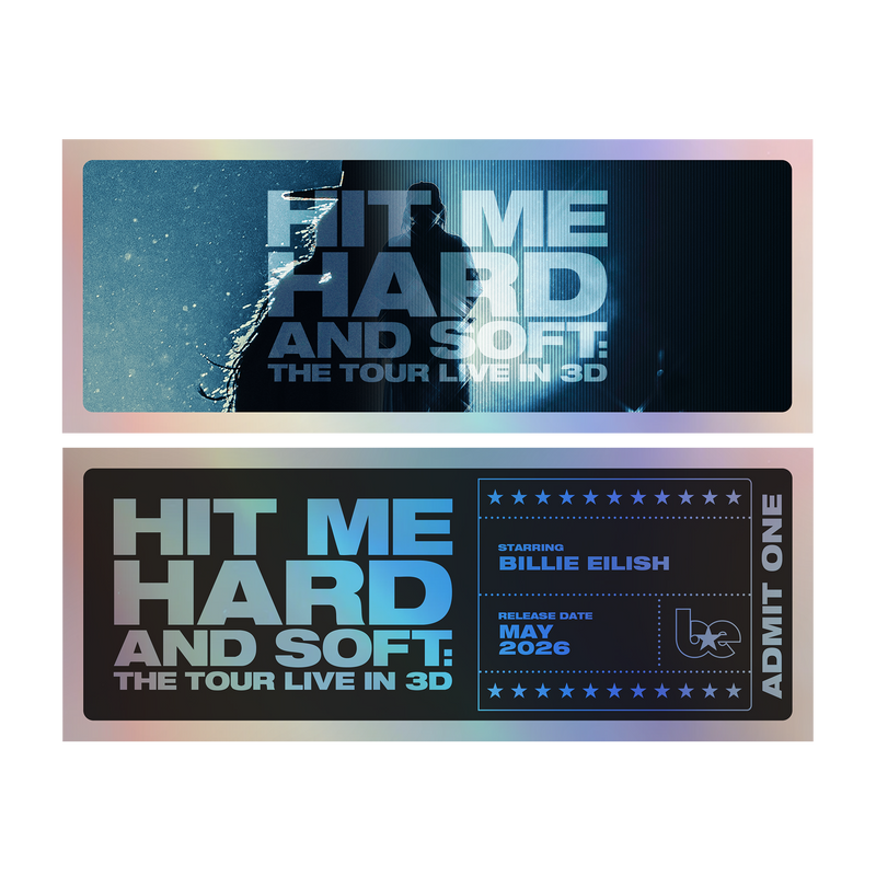 Live in 3D Commemorative Movie Ticket