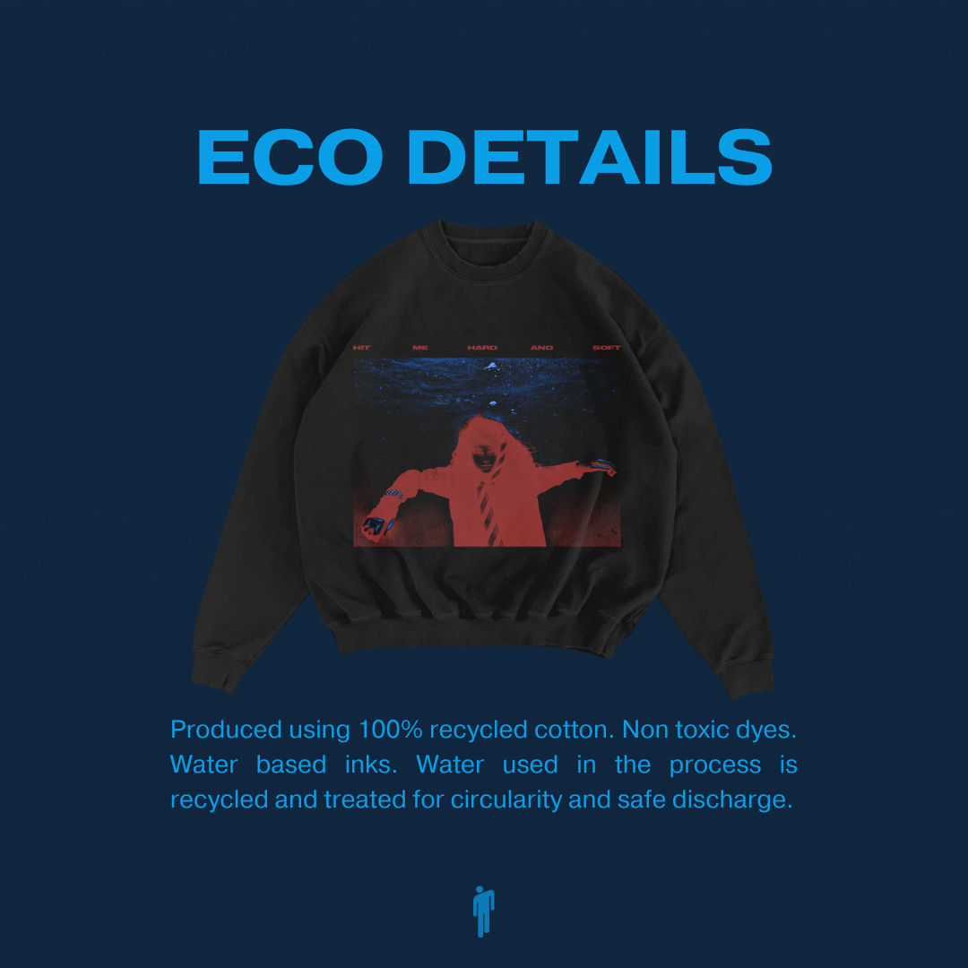 Sinking Black Crewneck Sweatshirt