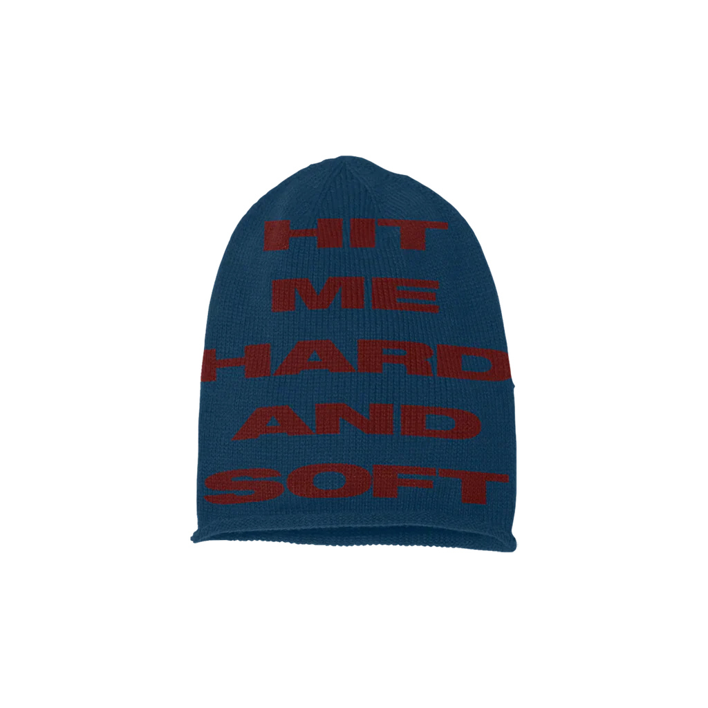 HIT ME HARD AND SOFT Bonnet bleu et rouge