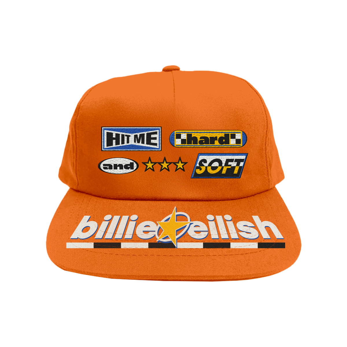Orange HIT ME HARD AND SOFT Snapback