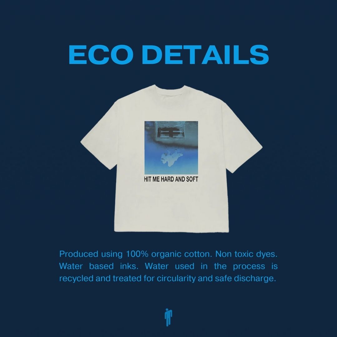 HIT ME HARD AND SOFT White Cover Tee Fan Pack