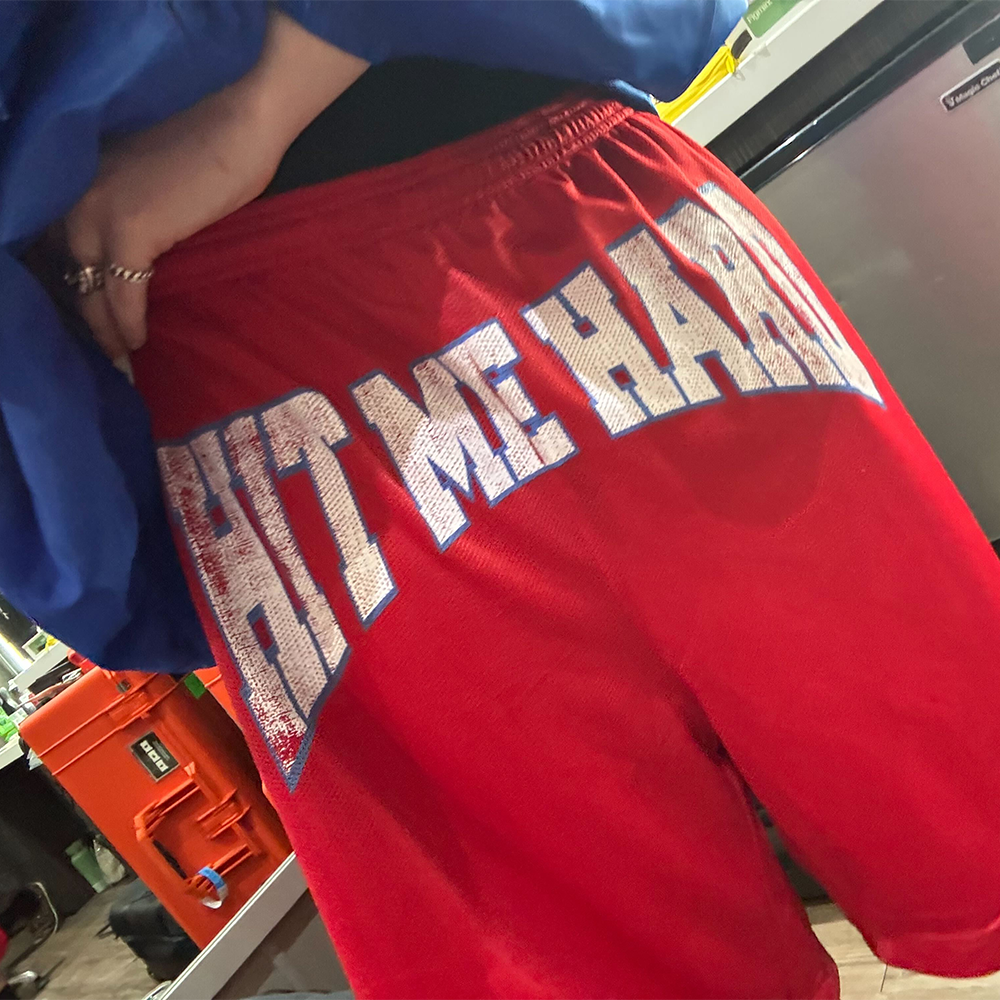 Hit Me Hard Mesh Shorts